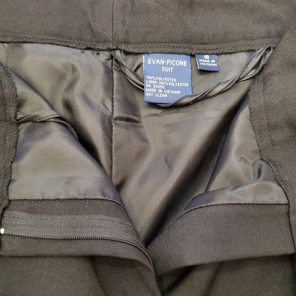 EVAN- PICONE CAREER WEAR 3 PIECE WOMEN PANT SUIT ( SIZE 10 ) - Picture 10 of 10